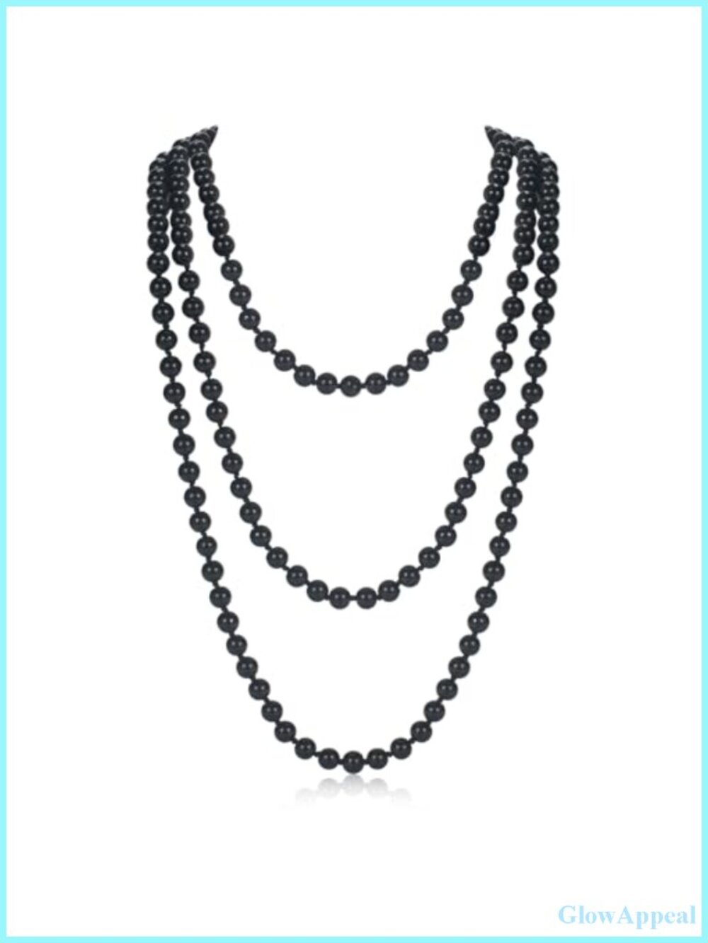 Long Pearl Necklace 59 Inch Vintage Elegant Wedding Party 1920s Gatsby Costume